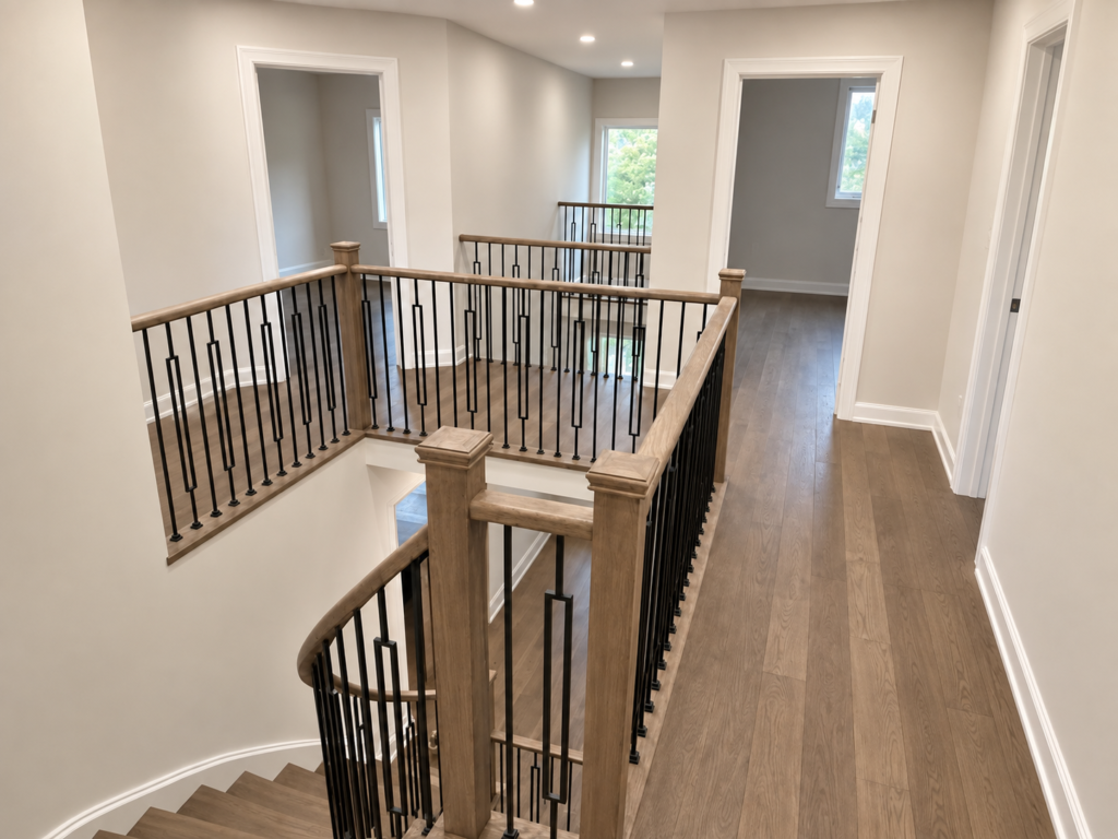 Custom Stair Railing & Stair Refinishing