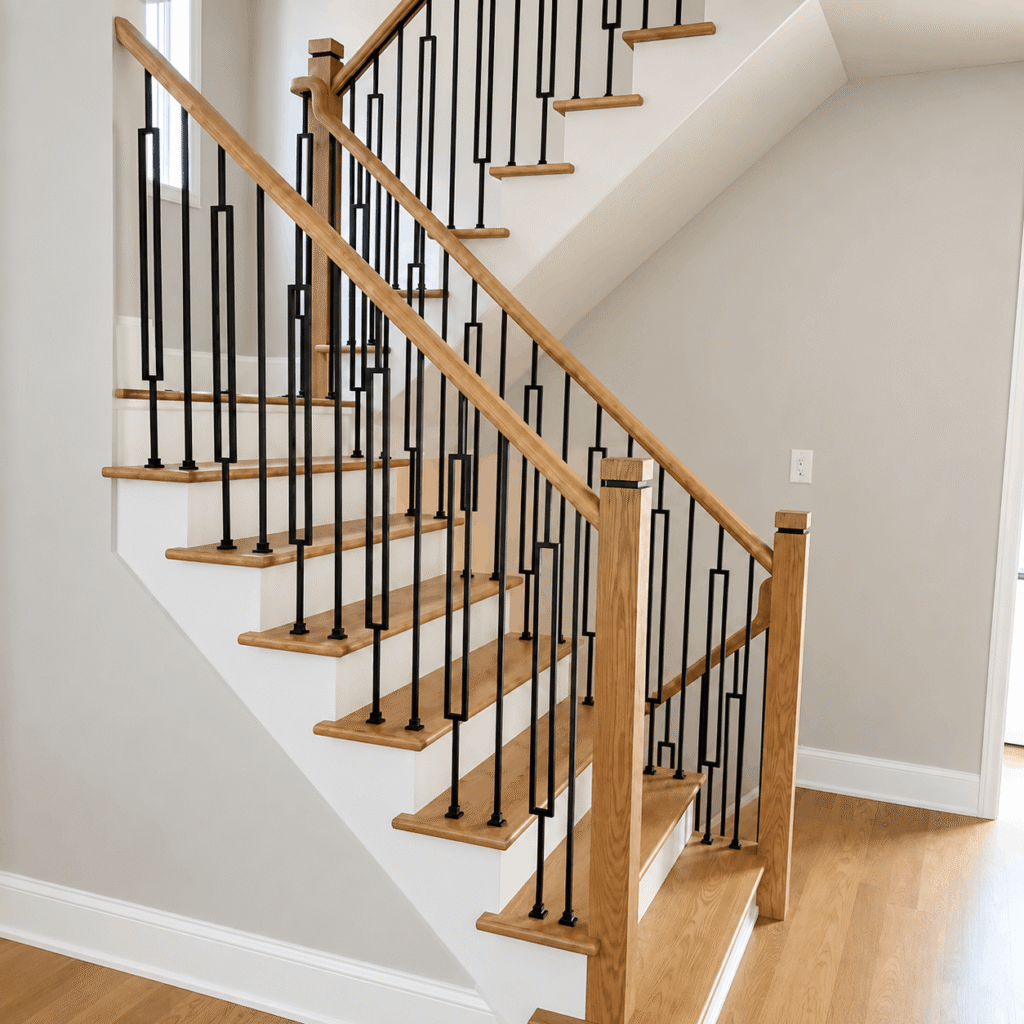 Oak Staircase Refinishing