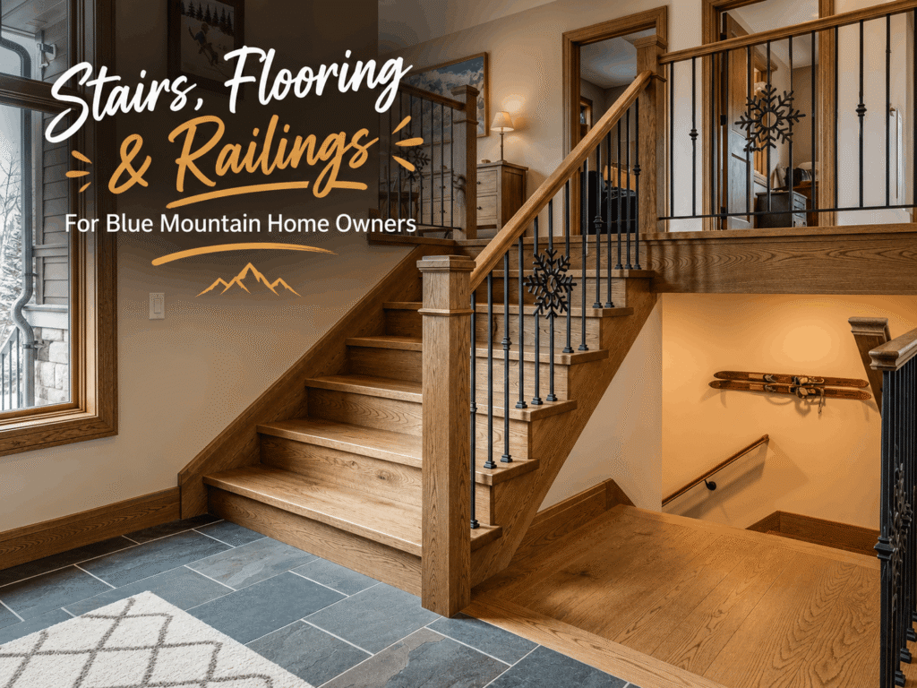 custom stairs Blue Mountain Ontario